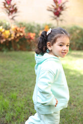 Baby Blue Hoodie Set
