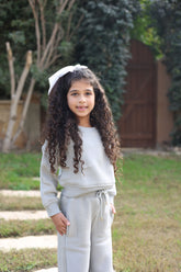 Light Grey Flared Set