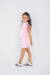 Baby Pink Soft Haven Ruffle Set