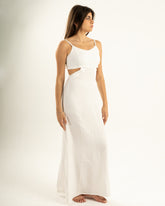White Cutout Dress
