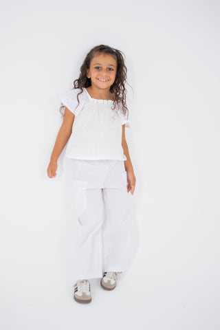 White Pants Set