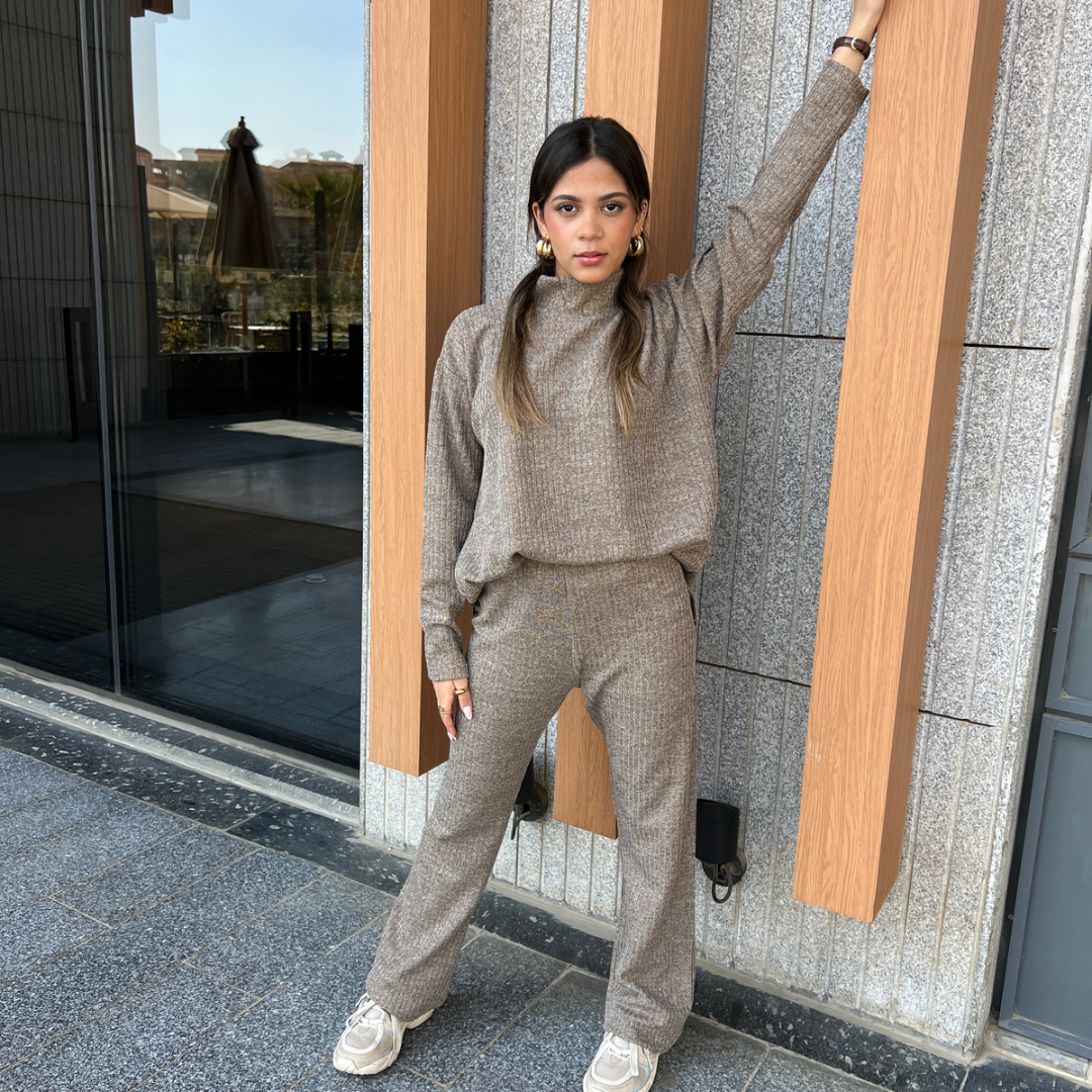 Grey Knit Set