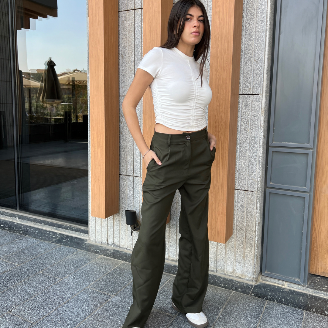 Olive Green Suit Pants Zoie Olive Green Suit Pants Zoie