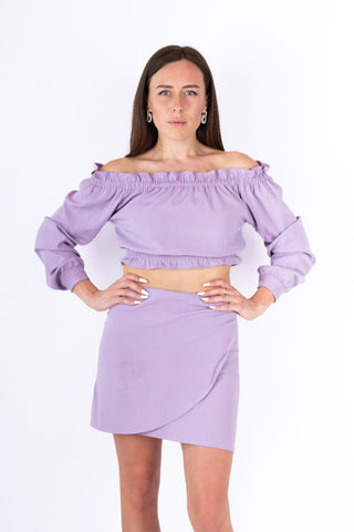 Lilac Ruffles Co-ord Set